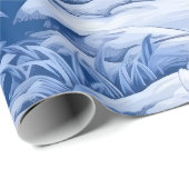 Blauw en wit Chinoserie-serie Design 8 Cadeaupapier (Rol Hoek)