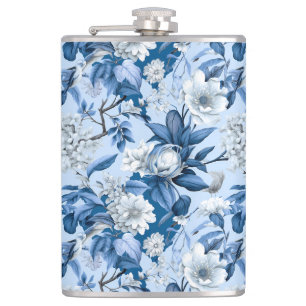 Blauw en Wit Chinoserie Serie Ontwerp 3 Heupfles