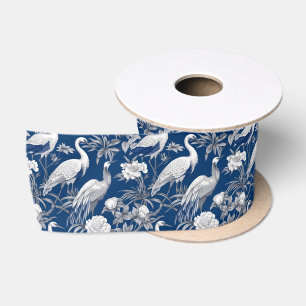 Blauw en Wit Chinoserie Serie Ontwerp 7 Lint
