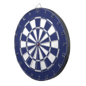 Blauw en wit dartbord (Voorkant Rechts)