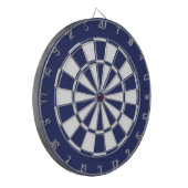 Blauw en wit dartbord (Voorkant Links)