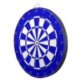 Blauw en wit dartbord (Voorkant Rechts)