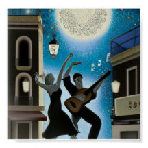  blauw en wit Digitaal Deco