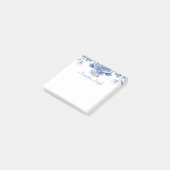 Blauw en wit flesje China Patroon Post-it® Notes (Schuin)