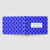 Blauw en Wit Gastenboek  (Volledig)