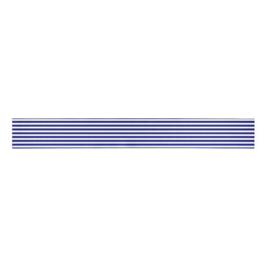 Blauw en wit gestreept lint (Voorkant)