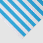 Blauw en wit gestreept tissuepapier (Detail)