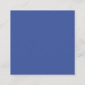 Blauw en wit huwelijk informatiekaartje (Achterkant)