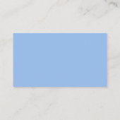Blauw en Wit Hydrangeas QR Code Registry Informatiekaartje (Achterkant)