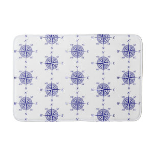 Blauw en wit Nieuw-Zeeland Badmat
