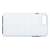 Blauw en wit papier Case-Mate iPhone case (Achterkant (Horizontaal))