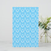 Blauw en wit papier voor de kreeftskast (Staand voorkant)