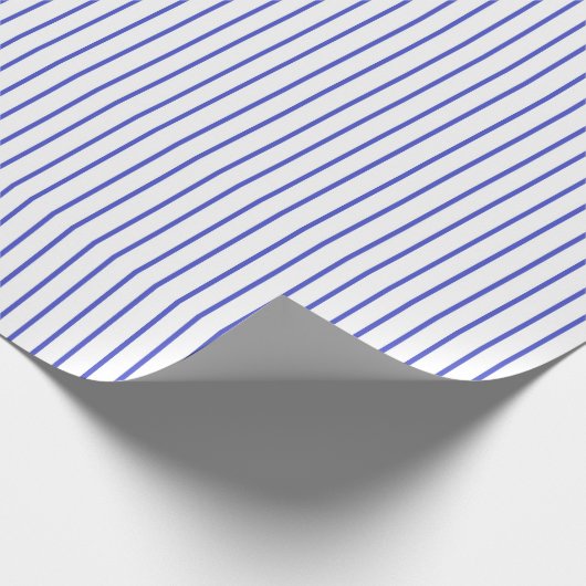 Blauw en wit papier voor onmiddellijke verpakking (Hoek)