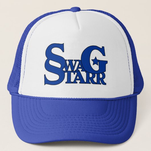 Blauw en wit Pet van de Aanzet (Voorkant)