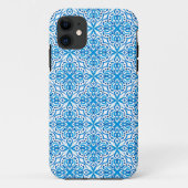 Blauw en wit platform Case-Mate iPhone case (Achterkant)