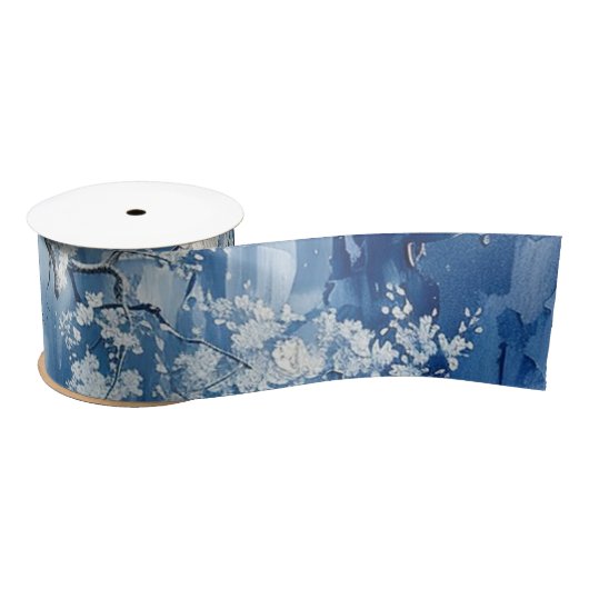 Blauw en wit Porselein China Chinoiserie Cherry Lint (Spoel)