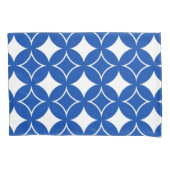 Blauw en wit scheepspatroon kussensloop (Voorkant)