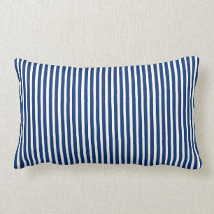 Blauw en wit "schoppen" Stijl met striped Pillow Kussen