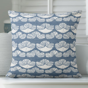 Blauw en wit Sierkussen