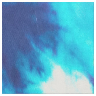 Blauw en wit Stropdas-kleurstof Stof