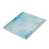 Blauw en wit tegeltje (Zijkant)