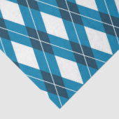 Blauw en wit thema Vrolijk kerstfeest Tissuepapier (Detail)