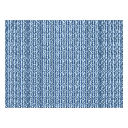  blauw en wit toile de jouy tafelkleed (Voorkant (Horizontaal))