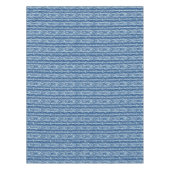 blauw en wit toile de jouy tafelkleed (Voorkant)