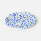 Blauw en witboek Bord 7 in (Gekanteld)