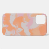 BLAUW EN WITTE ABSTRACTE SCHIJVEN 2 Case-Mate iPhone CASE (Achterkant (horizontaal))