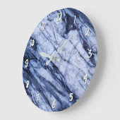 Blauw- en witte marmer Moderne afbeelding Grote Klok (Hoek)
