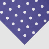 Blauw- en witte poka-vlek tissuepapier (Detail)