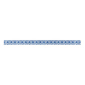 Blauw- en witte riet | Rattan Webbing Lint (Voorkant)