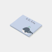 Blauw en Witte Wal Post-it Briefjes Post-it® Notes (Schuin)