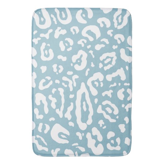 Blauw- en wittekaart badmat (Voorkant Verticaal)