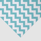 Blauw- en wittekaart voor Chevron Pattern Tissuepapier (Detail)