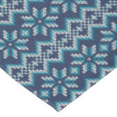 Blauw- en wittekiemen tafelkleed (Gekanteld)