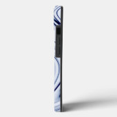 Blauw- en wittekoolzout Case-Mate iPhone case (Achterkant / Links)