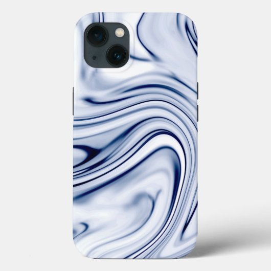 Blauw- en wittekoolzout Case-Mate iPhone case (Achterkant)