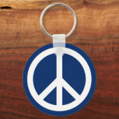 Blauw- en witvrede sleutelhanger (Voorkant)