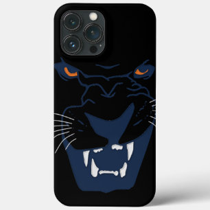 Blauw en zwart Panther iPhone 13 Pro Max Hoesje