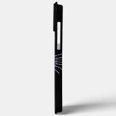 Blauw en zwart Panther Case-Mate iPhone Case (Achterkant / Links)