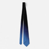 Blauw en zwart verloop stropdas (Achterkant)
