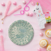 Blauw Engelse Tuinwijn Papieren Bordje (Feest)