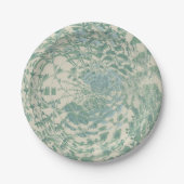 Blauw Engelse Tuinwijn Papieren Bordje (Voorkant)