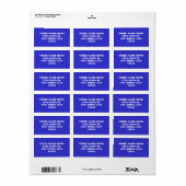 Blauw Etiket (Full Sheet)