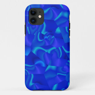 Blauw-facet Abstract iPhone 11 Hoesje