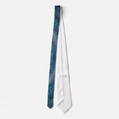 Blauw Fancy stropdas Dye Necktie (Achterkant)