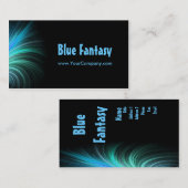 Blauw Fantastisch Visitekaartje (Voorkant / Achterkant)