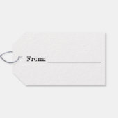 Blauw, Faux Gold 33rd Birthday + Aangepaste naam Cadeaulabel (Achterkant Horizontaal)